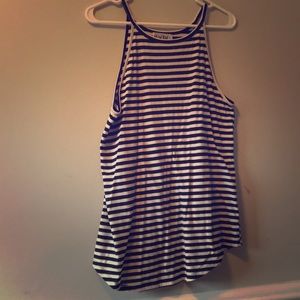 SABO SKIRT XS Stripped Tank Mini Dress